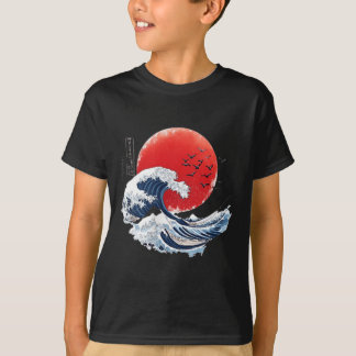 T-shirt Katsushika Hokusai Japanese Great Wave Men Women K