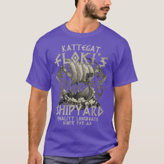 T-shirt Kattegat Flokis Bateaux de Qualité Longboats Depui