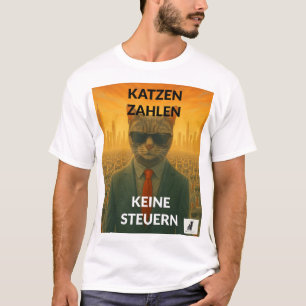 T-shirt Katzen Zahlen Keine Steuern