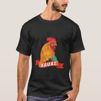 T-shirt Kauai Chicken Rooster Style Garden