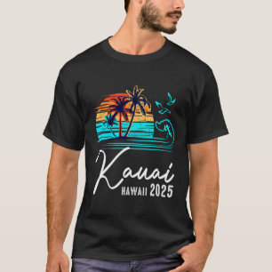 T-shirt Kauai Hawaii 2025 Famille de jumelage vacances été