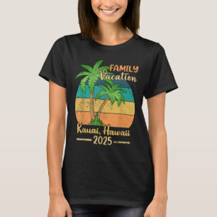 T-shirt Kauai Hawaii Beach Famille Vacances 2025 Été