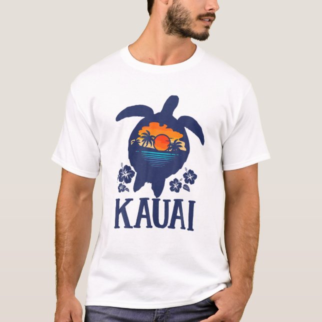 T-shirt Kauai - Hawaii Sea Turtles Hawaiian Family Vacatio (Devant)