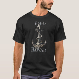 T-shirt Kauai Hawaii Vacation Ancre nautique Voile