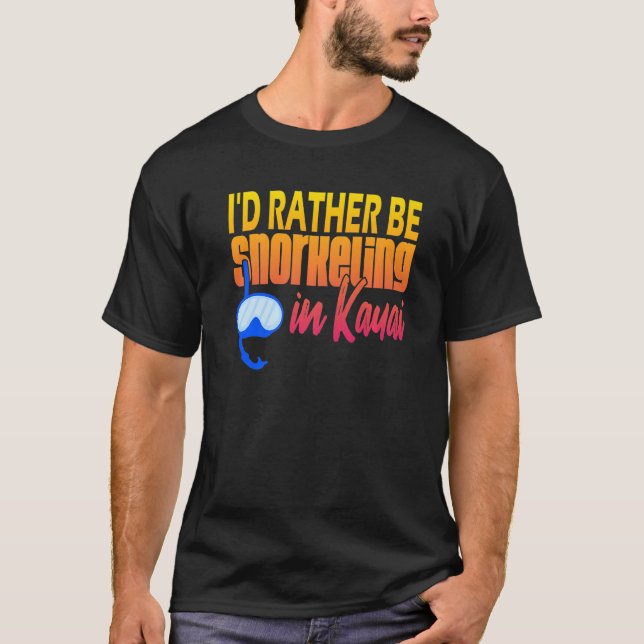 T-shirt Kauai Snorkeling (Devant)