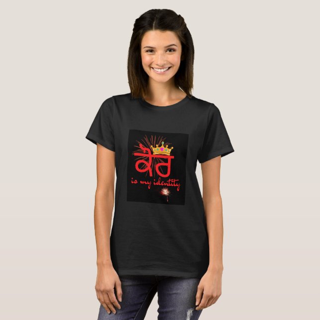 T-shirt Kaur est mon identité (Devant entier)