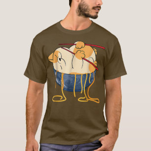 T-shirt Kawaii Anime Chat Merch Otaku Japonais Ramen 2022