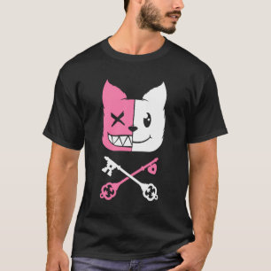 T-shirt Kawaii Anime Neko Girl Yandere Menhera Chan Pastel