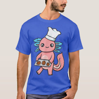 T-shirt Kawaii Aolotl Baking Japonais Anime Baking Cookies