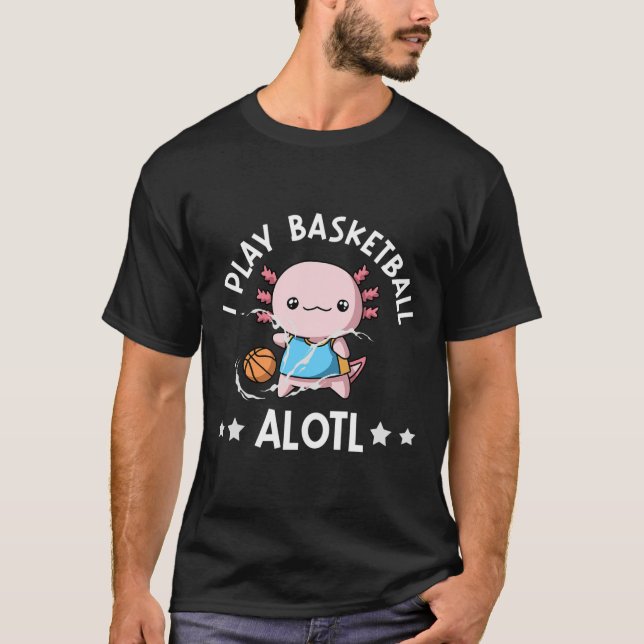 T-shirt Kawaii Axolotl Pun Drôle Je Joue Sketll Alotl (Devant)