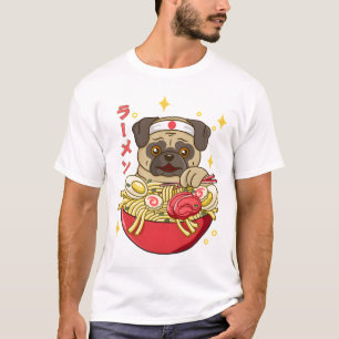 T-shirt Kawaii Carlin Ramen