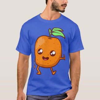 T-shirt Kawaii Cartoon Orange