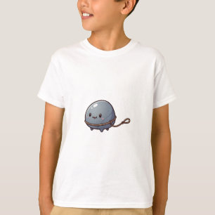 T-shirt Kawaii Chibi Animal de compagnie en pierre qui mar