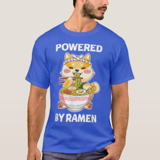 T-shirt Kawaii Corgi Ramen Cute Puppy japonais Manga Anime