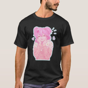 T-shirt Kawaii Cute Anime Cupcake Girl