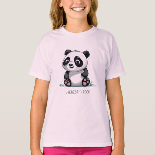 T-shirt Kawaii Cute Baby Panda Design