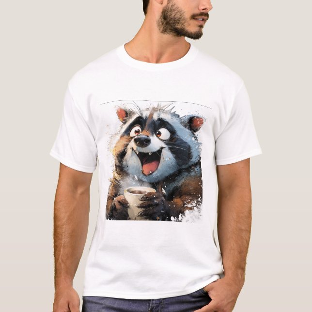 T-shirt  Kawaii Donut Puff Bear (Devant)