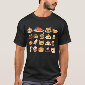 T-shirt Kawaii Food Friends Fete friend