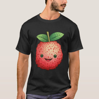 T-shirt Kawaii Fruits Kawaii Litchi