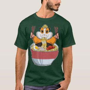 T-shirt Kawaii Guinea Pig Ramen Noodles I Otaku Anime Guin