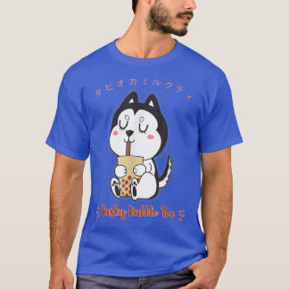T-shirt Kawaii Husky boba