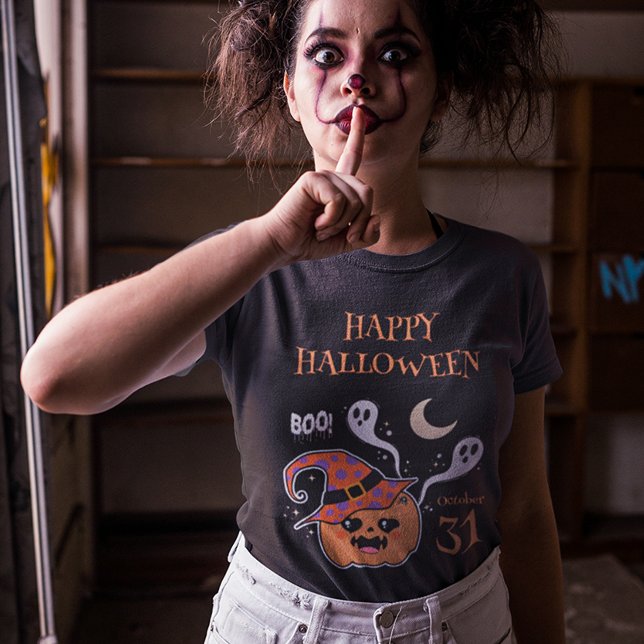 T-shirt Kawaii Jack O' Lantern Déplaisant (Créateur téléchargé)
