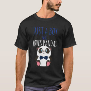 T-shirt Kawaii Panda qui aime les pandas