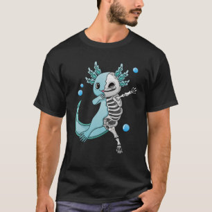 T-shirt Kawaii Pastel Goth Dabbing esthétique Axolotl Sala