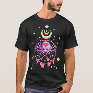 T-shirt Kawaii Pastel Goth Déplaisant Pentacle mignon Spid