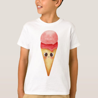 T-shirt Kawaii Pastel Ice Cream Cone - Mignonne Dessert