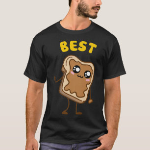 T-shirt Kawaii Peanut Beurre Jelly 12 BFF Meilleur Mat Ami