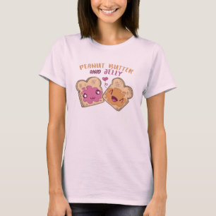 T-shirt Kawaii Peanut Butter et Jelly