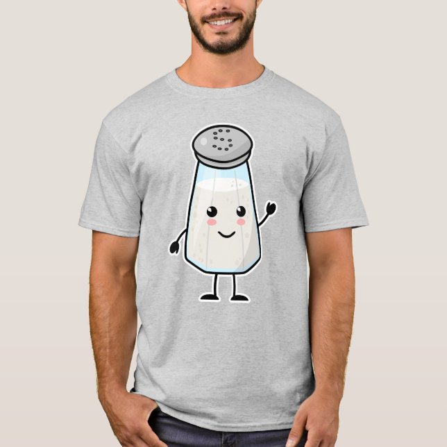T-shirt Kawaii Salt Shaker : BFF ou couples (Devant)