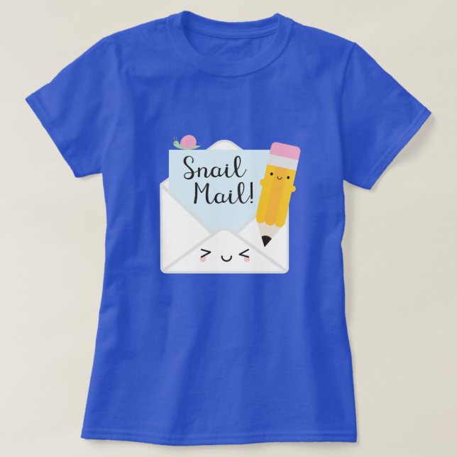 T-shirt Kawaii Snail Mail (Design devant)