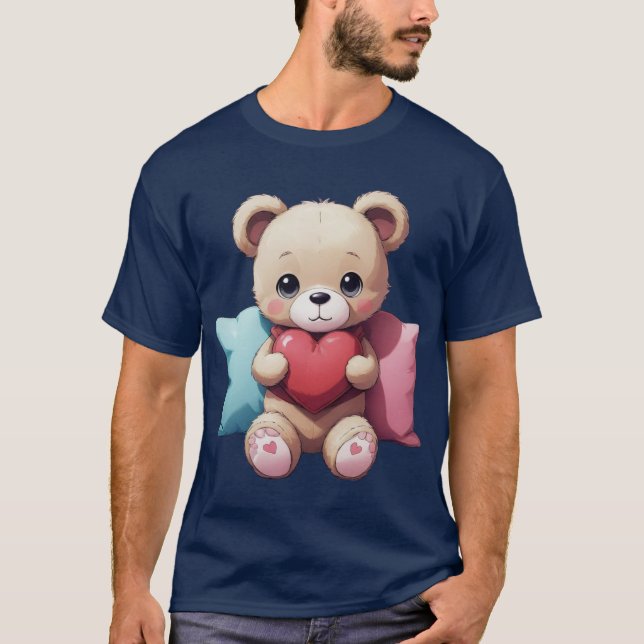 T-shirt Kawaii Teddy Bear (Devant)