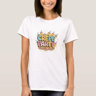 T-shirt Kawaii Traitements Français : Cute Crepes Art