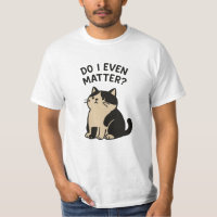 Kawaii Triste Chat. Ai-Je Même De L'Importance ? A