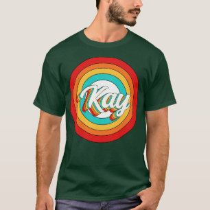 T-shirt Kay Name Chemise Vintage Kay Circle