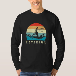T-shirt Kayak Canoë Camping Rivière