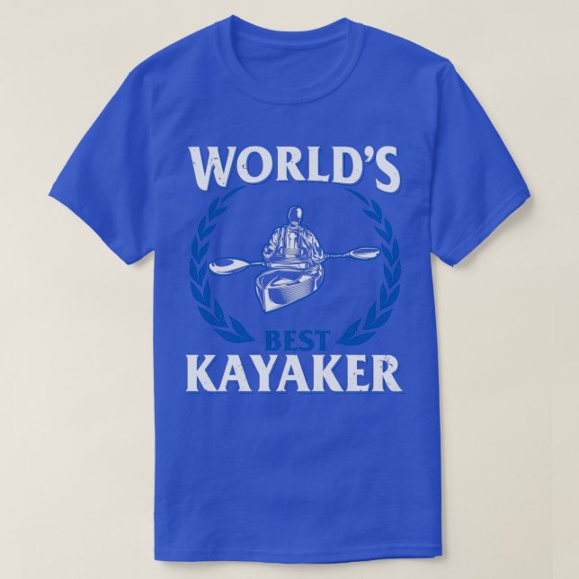 T-shirt Kayak Conception Pour Les Canoéistes Ou L'Entraîne (Design devant)