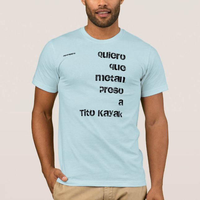 T-shirt Kayak de Tito (Devant)