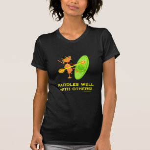T-shirt Kayak de Whitewater - palettes bien avec d'autres