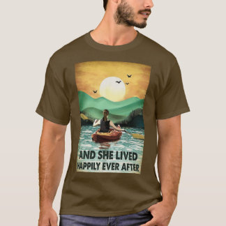 T-shirt Kayak Et Elle Vit Heureusement Après 