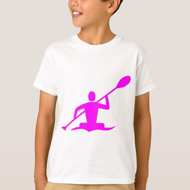 T-shirt Kayak - Magenta (Devant)