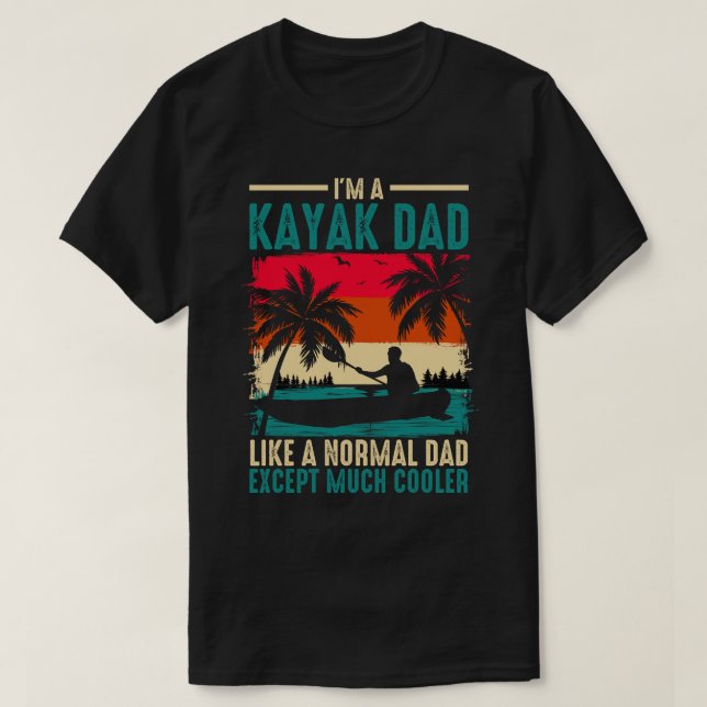 T-shirt Kayak Papa (Design devant)