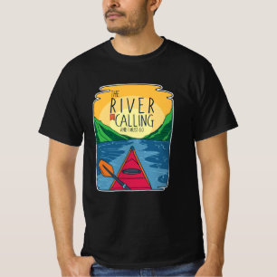 T-shirt Kayak - River Appelle Et Je Dois Y Aller