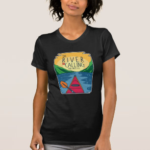 T-shirt Kayak - River Appelle Et Je Dois Y Aller