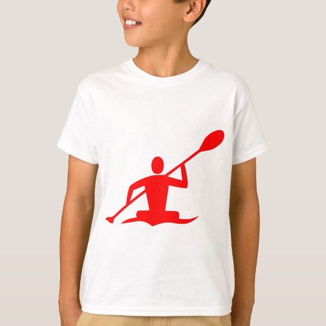 T-shirt Kayak - Rouge (Devant)