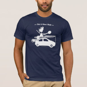 T-shirt Kayak sur la voiture - c'est comment je roule !