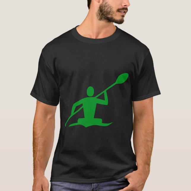 T-shirt Kayak - Vert herbe (Devant)